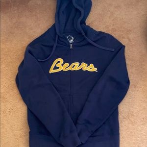 Cal Bears Embroidered Full Zip Hoodie Sweatshirt